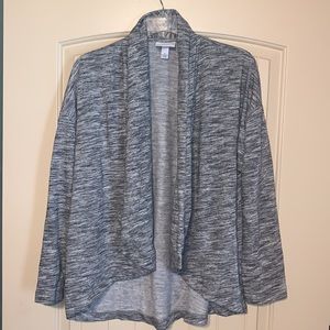 Pure Energy grey and black cardigan